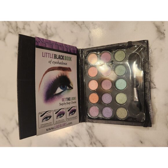 L.A. Colors Little Black Book Of Eyeshadows Glam Edition - Picture 1 of 4